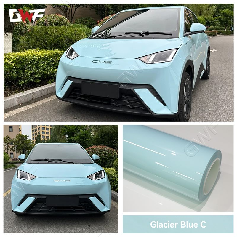 Película de protección de pintura de color transparente