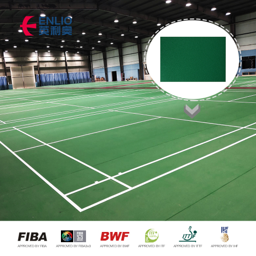 Cheap portable badminton court floor covering pvc material