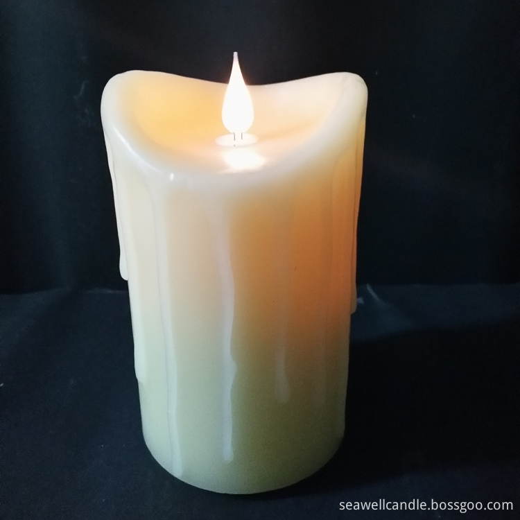 Tear Drip 3d Led Candle 