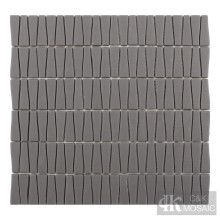 Dark grey glass bathroom tile