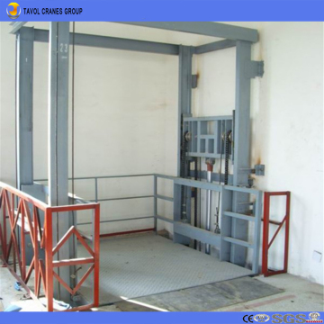 Warehouse Freight Guide Rail Lift Elevator