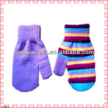 High quality Mitten kintted ladies Chinese Factory wholesale acrylic knit magic gloves