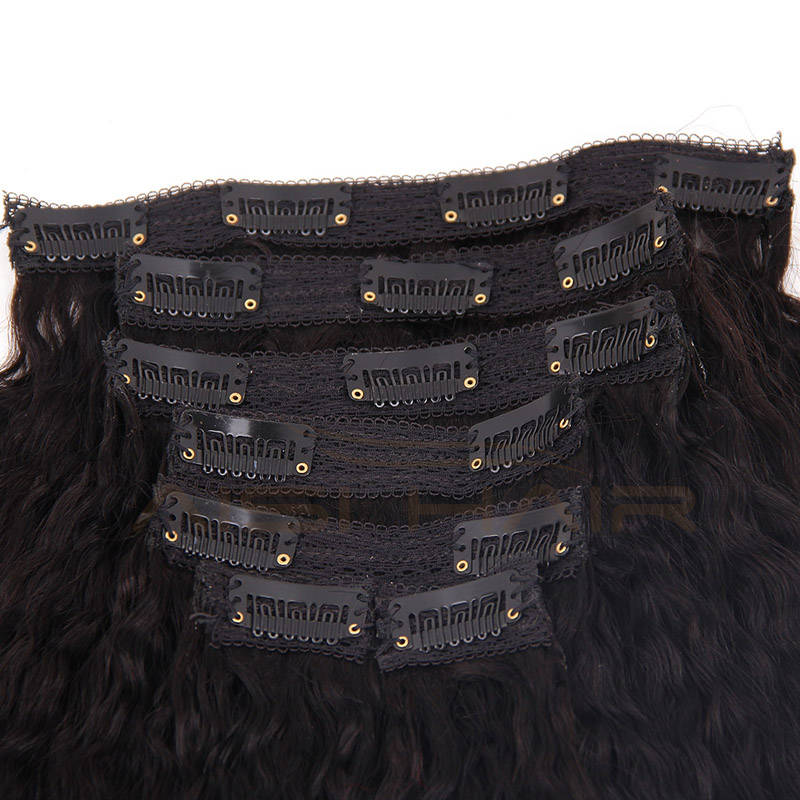 Aisi Hair 8a Unprocessed Wholesale  Brazilian Hair Extensions with Clips