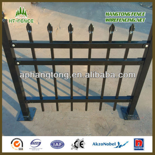 China gold brand wrought iron fence manufacturer