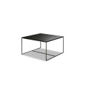 Square coffee table in black