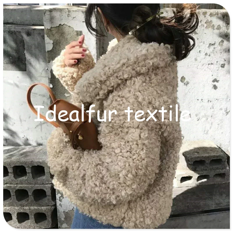 Super Curly Polyester Long Fake Fur