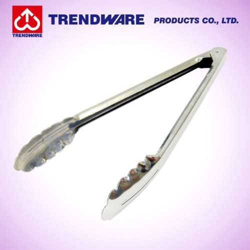 Scalloped edges cooking manual Spring Tongs