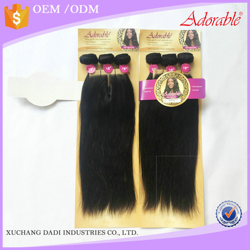 Adorable silk straight remy human hair weave 4pcs/lot with free closure,100% remi hair extensions 4*4  one pack for a full  head