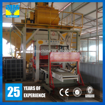 Automatic cement pavement block pressing machine plant