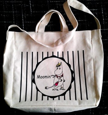 custom double handle cotton bag