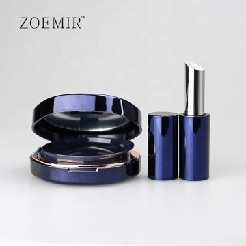Luxury High-Quality Makeup Collection: Lipstick Tubes, Compact Powder Cases, and Air Cushion Cases with Mirrors
