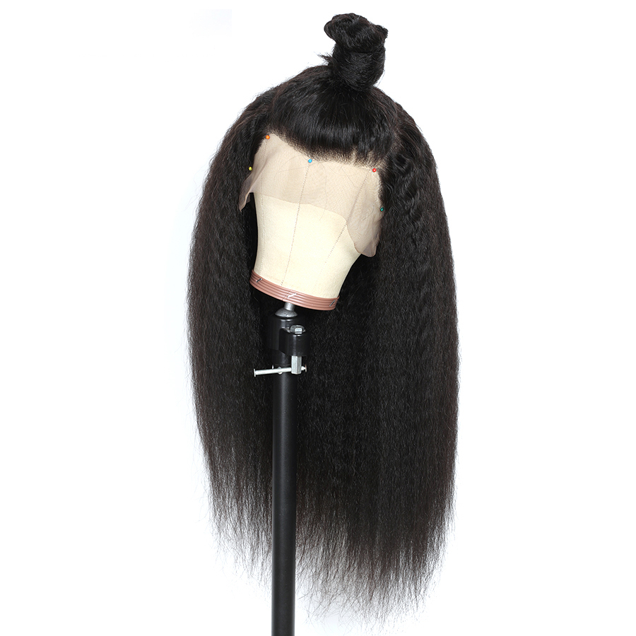 Human Hair Toupee Vendors Indian Hair Wig For Black Women cuticle aligned  Virgin Hair Lace Front Wigs