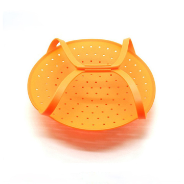 silicone portable food steamer,Food grade silicone kitchen steamer/vegetable steamer