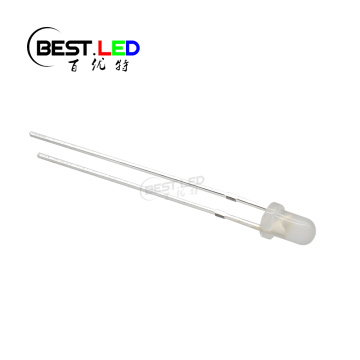 LED trắng khuếch tán 3 mm LED màu trắng 8000-12000K 7-8LM