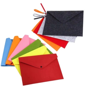 Premium Wool Felt Document Portfolio