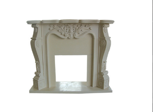 Top Quality Customized Natural Stone Sandstone and Granite and Marble Grey Sandstone Fireplaces