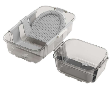 Foldable Bathtub – Innovative Slide-Fold Design