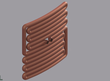 Copper water cooled box/ copper cooled panel