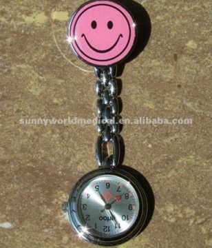 SW-G05T New Design nurse watch for Smile Face Clip Watch Nurse Watch