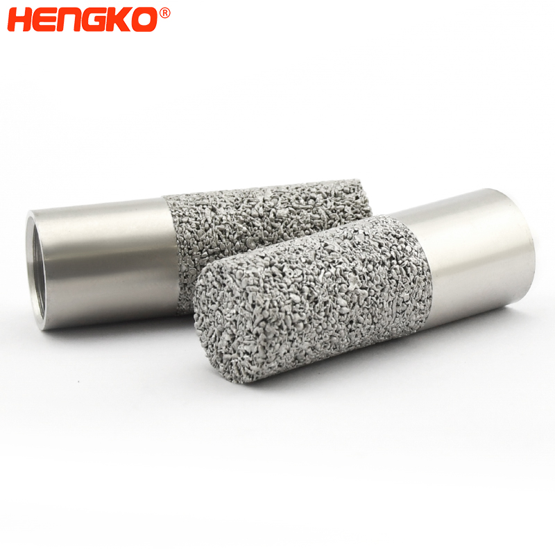 protective humidity gas sensor waterproof microporous SS stainless steel probe housing cover