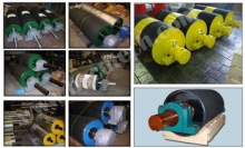 Belt Conveyor Slip and Wear resistant Ceramic Drum Pulley