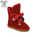 Meninas Crianças Inverno Alta Botas Impermeáveis ​​Vermelho