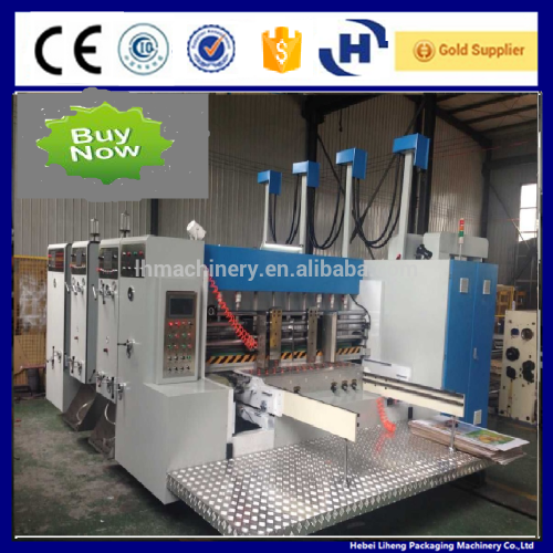 Good quality corrugated carton making machine ink 4 colour flexo printing machinery