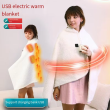 2024 New Lamb Wool USB Electric Blanket - Safe and Secure Dormitory/Warm Shawl/Electric Mattress