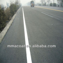 Thermoplastic import chemical for screed road marking
