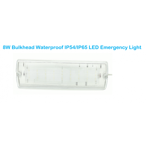 Cloison LED étanche IP54/IP65 Éclairage de secours LED