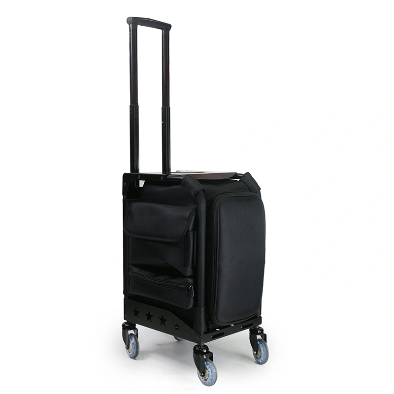 New Professional Trolley Cosmetic Case Beauty Salon Case Multi-Layer Universal Wheel with Makeup Case Tattoo Tool Bag