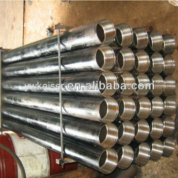Steel casing tube for the casing drilling system
