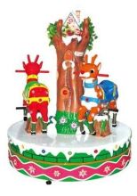 Amusement Musical Carousel Kiddie Ride , Arcade Carousel Horse Ride For Kid