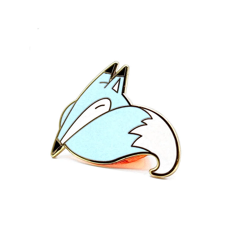 fox brooch pin