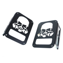 Skull Design Rear Light Guard Tail Light Cover for Jeep Wrangler JK