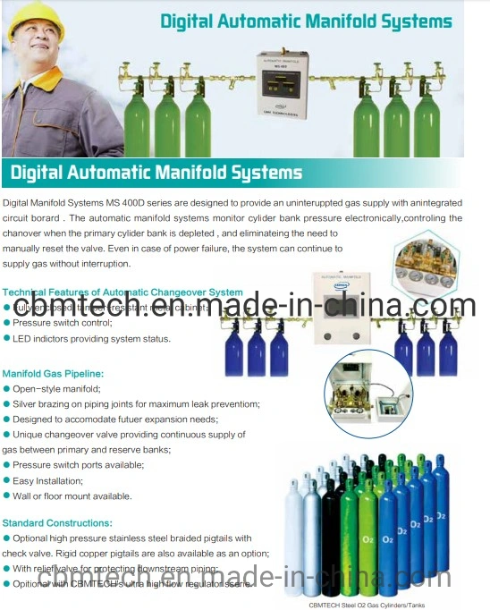 Medical & Industrial Gas Manifolds for Gas Pipelining System