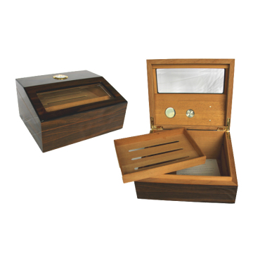 New high quality yellow wooden cigar box luxury custom made cigar boxes wholesale cedar cigar box