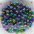 Perline acriliche a sfera shinny gioielli multicolori
