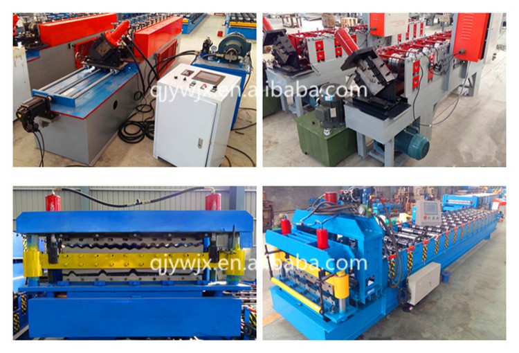 QIANJIN Metal Roll Forming Machine Good Appearance Steel Profile Roller Shutter Door Gate Frame Machine