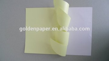 Wholesale stickers printing paper/ yellow