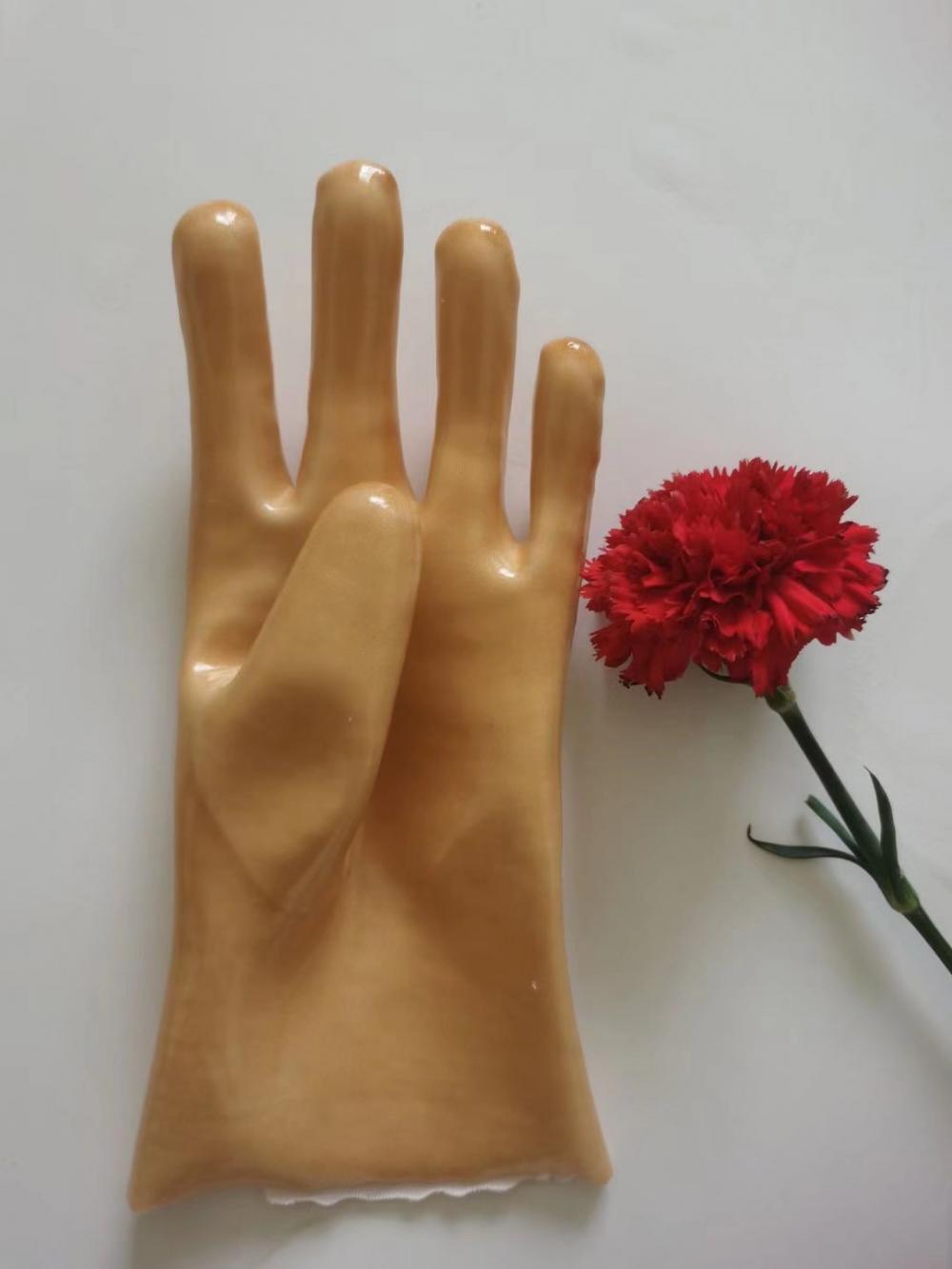 PVC household Waterproof, ironing and heat insulation gloves