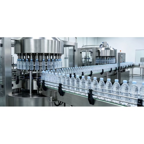 Sistema de tratamiento de agua para líneas de producción de agua embotellada