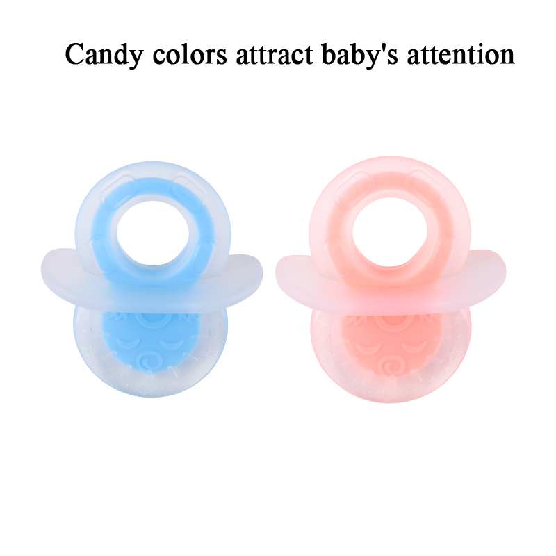 BPA free teether baby sensory toys soft silicone teething toy