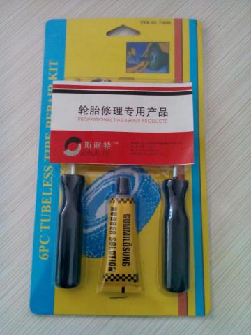 AUTO CAR TUBELESS TIRE REPAIR PLUG PATCH TOOL KIT//Tire repair plug seal insert tool kit