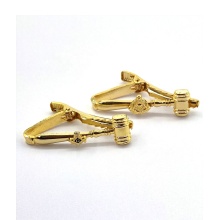 Custom Masonic Tie Bar: Past Master Gavel and Freemasonry Regalia Accessory