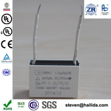 2 microfarad capacitor 400v cbb61 mfd uf mf with CE