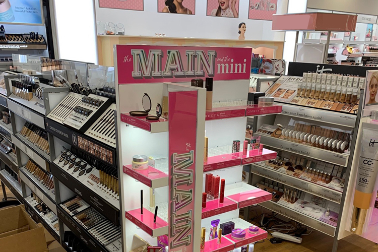 cosmetic product display