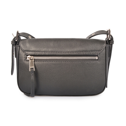 Rockstud Leather Satchel Small Pebbled Leather Crossbody Bag