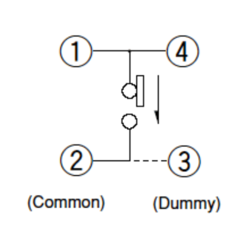 Thin 3-direction action type Detection switch