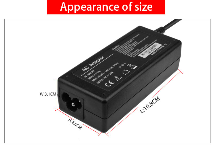 Replacement 33W or 45W Laptop Charger 19v 1.75a / 2.37a AC Adapter for ASUS mini Computer X451C X451CA X551C X551CA